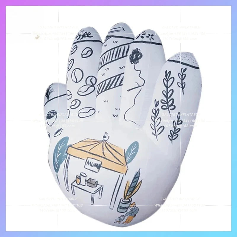 freehand Chinese wind landscape Inflatable cartoon doodle hand air model ink painting Chinese Wind Arts and Crafts Fair