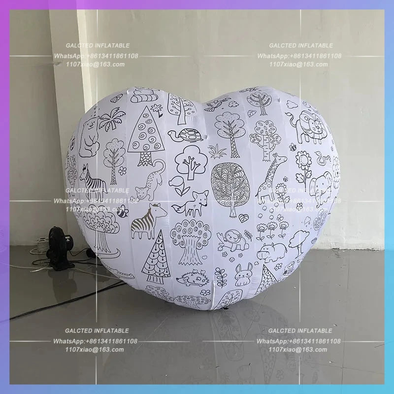 proposal confession wedding romantic Inflatable Graffiti DIY LOVE model atmosphere coloring interactive lighting props