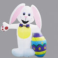 for Easter Events outdoor lovely inflatable bunny taking an Easter Egg,Inflatable Easter Rabbit/Bunny Model