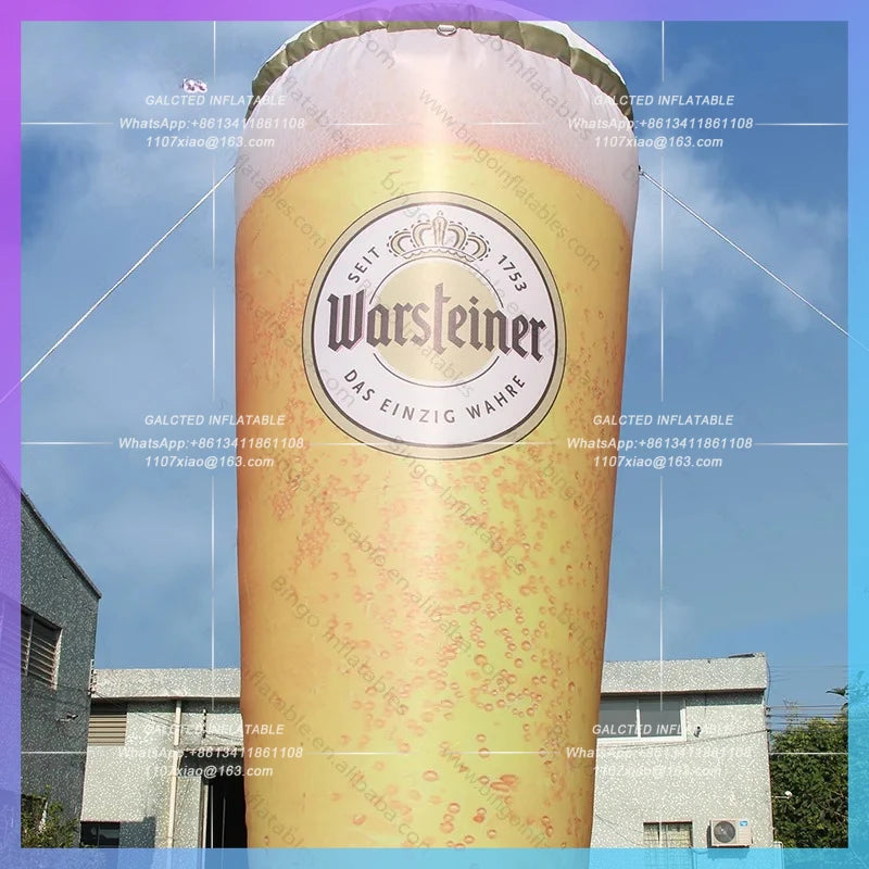 Inflatable Wine Glass Beer Bottle Personalized 10 Feet Inflatable Beer Glass 3 Meters Inflatable For Decoration Toys