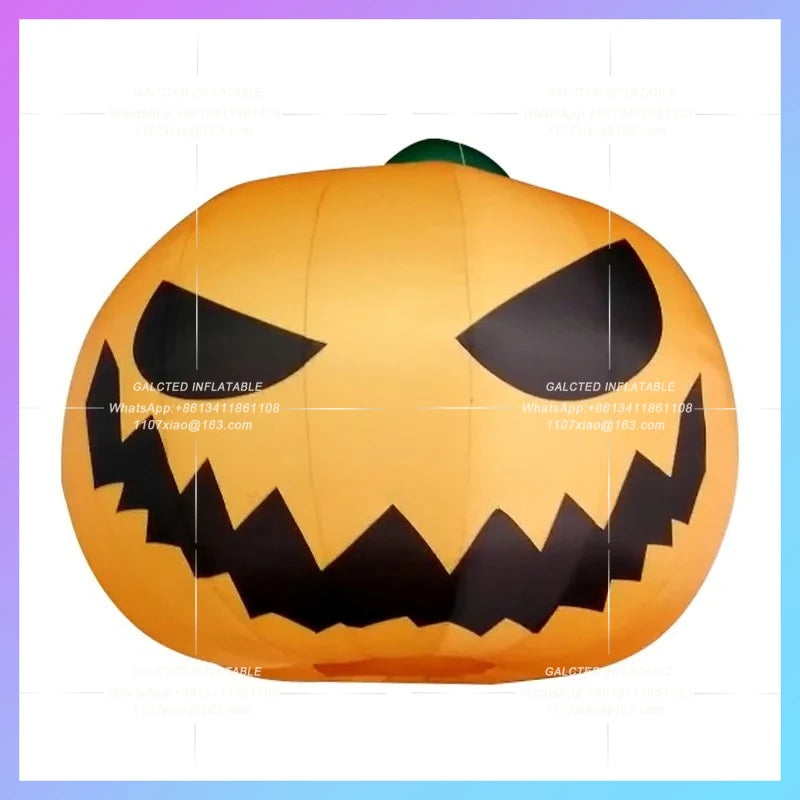 Halloween Party Horror Decoration Inflatable Toys Ghost Pumpkin Balloon With LED Lights For Props-Toys