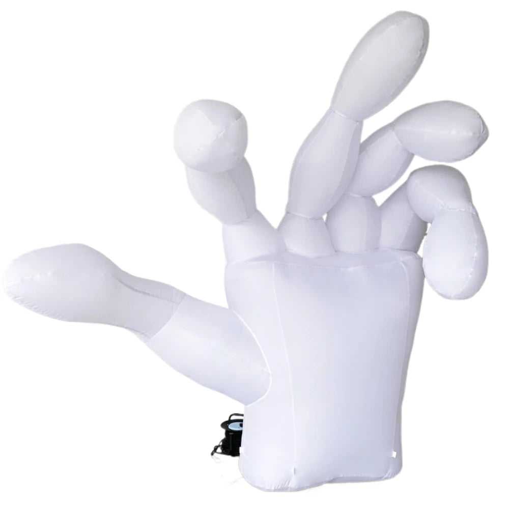 Inflatable Halloween Ghost Hand - Spooky Prop for Bars, Malls, and Haunted House Decorations