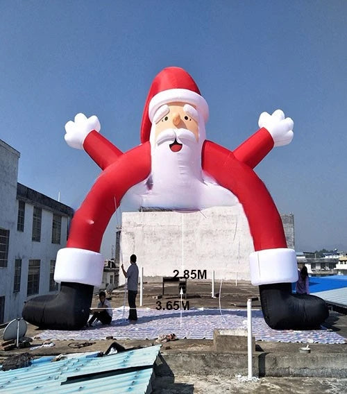 arch for home decor inflatable Christmas event decoration inflatable Santa Claus