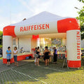 For Advertising Customized Commercial Inflatable Canopy Tent,party station with Clear Wall