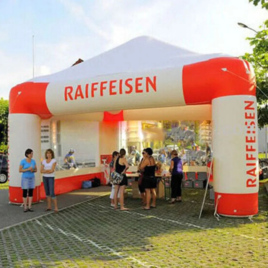 For Advertising Customized Commercial Inflatable Canopy Tent,party station with Clear Wall