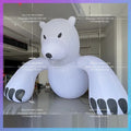 Bear Model Ice and Snow World Inflatable cartoon Hercules Polar  theme park mall atrium lighting IP advertising props