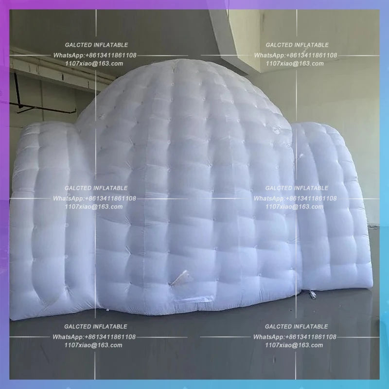 ice and snow Great World, Inflatable igloo arch modelShanghai Arctic Eskimo Inuit houses children's play equipment