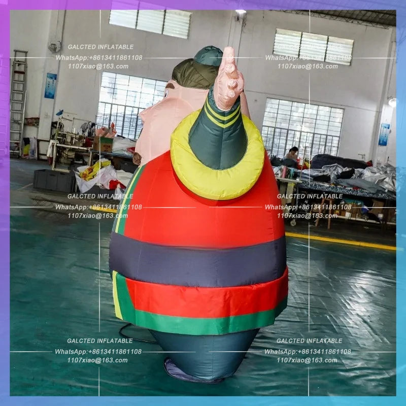 Inflatable Funny Cartoon Character Lovely 2.2 Meters  Mascot Walking Costume Balloon Toys For Ramadan Event Decoration -BG-C0705