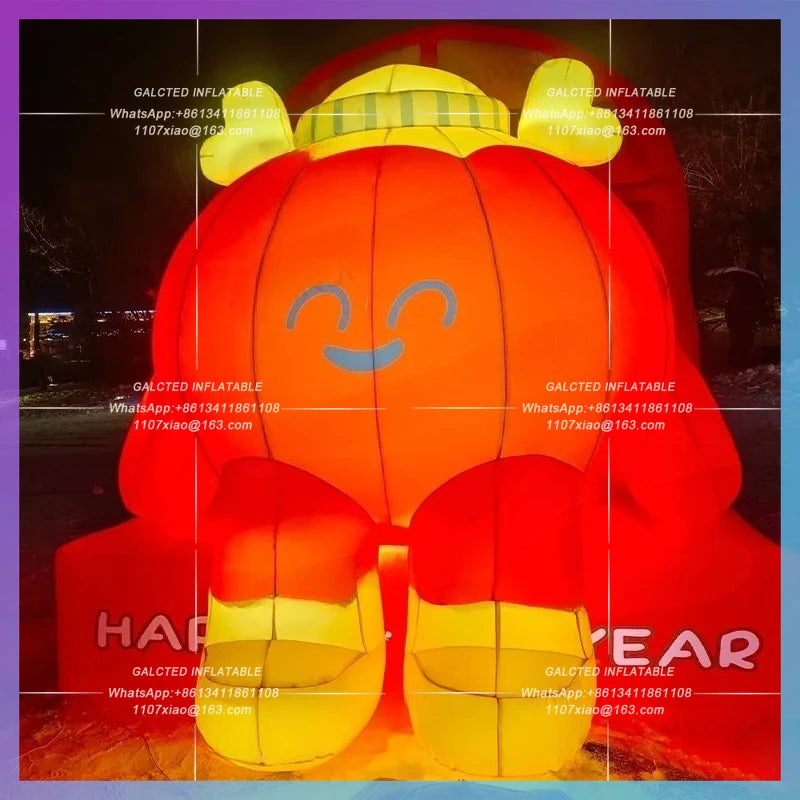 inflatable lantern red cartoon Overseas Chinese year lantern ourdoor night decoration