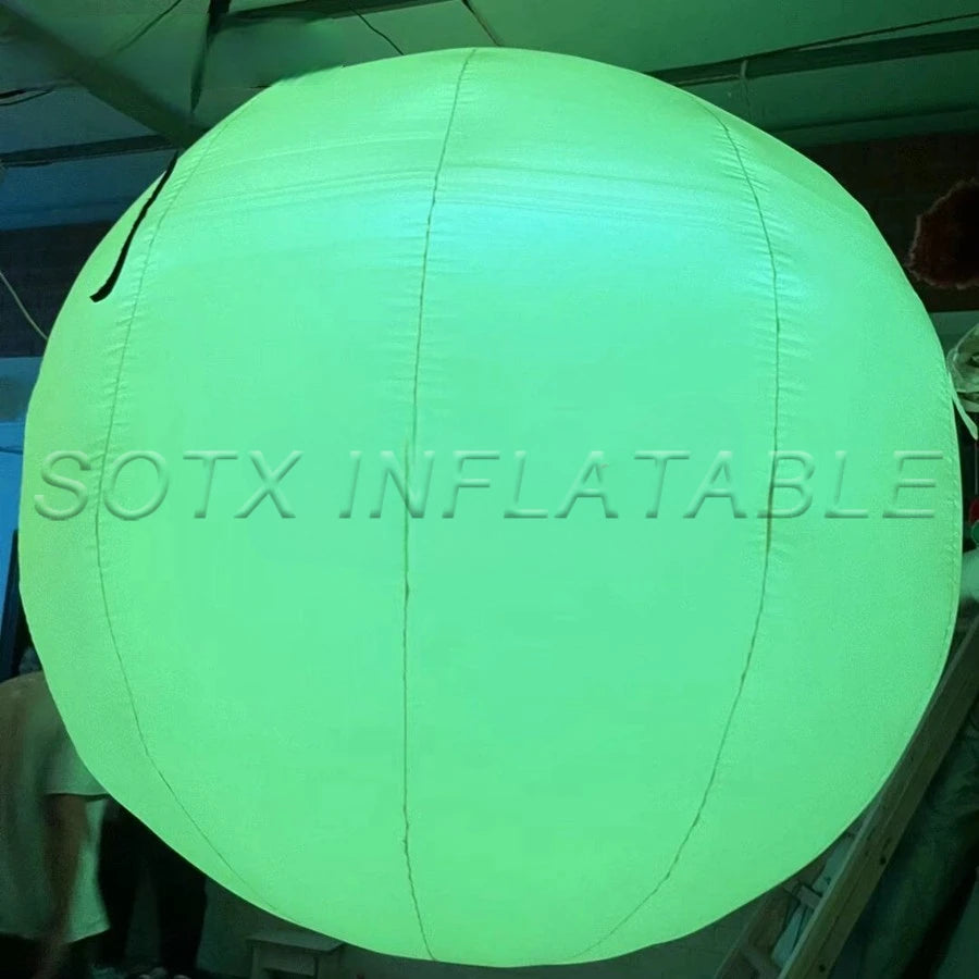 For Decorations Ceiling Hanging Decoration LED lighting Inflatable Round Ball /Inflatable Pellet