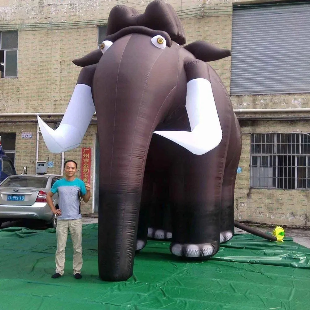 Commercial Use Giant Inflatable Elephant 6.6x4.4mH Inflatable Elephant Animal Cartoon Model for Advertising