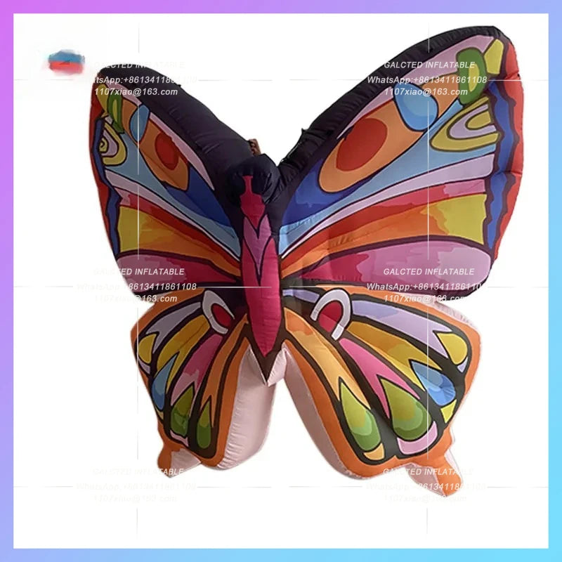insect man back hanging shopping Inflatable simulated butterfly wings cartoon cute mall bar cruise interactive atmosphere contra