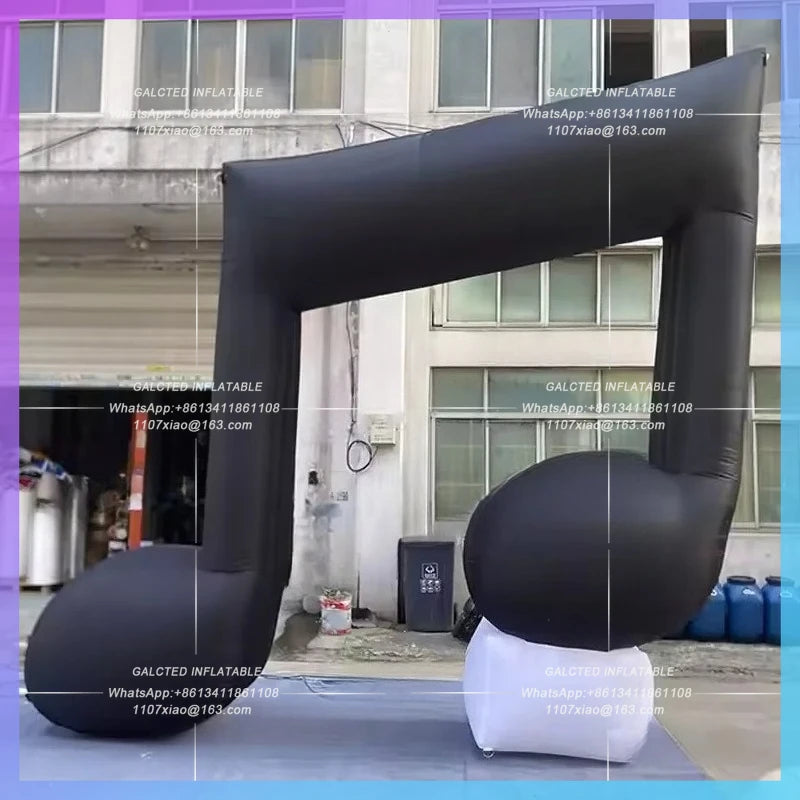 Inflatable Note Quaver Model Music Festival Decoration Giant Inflatable Eighth Note Balloon