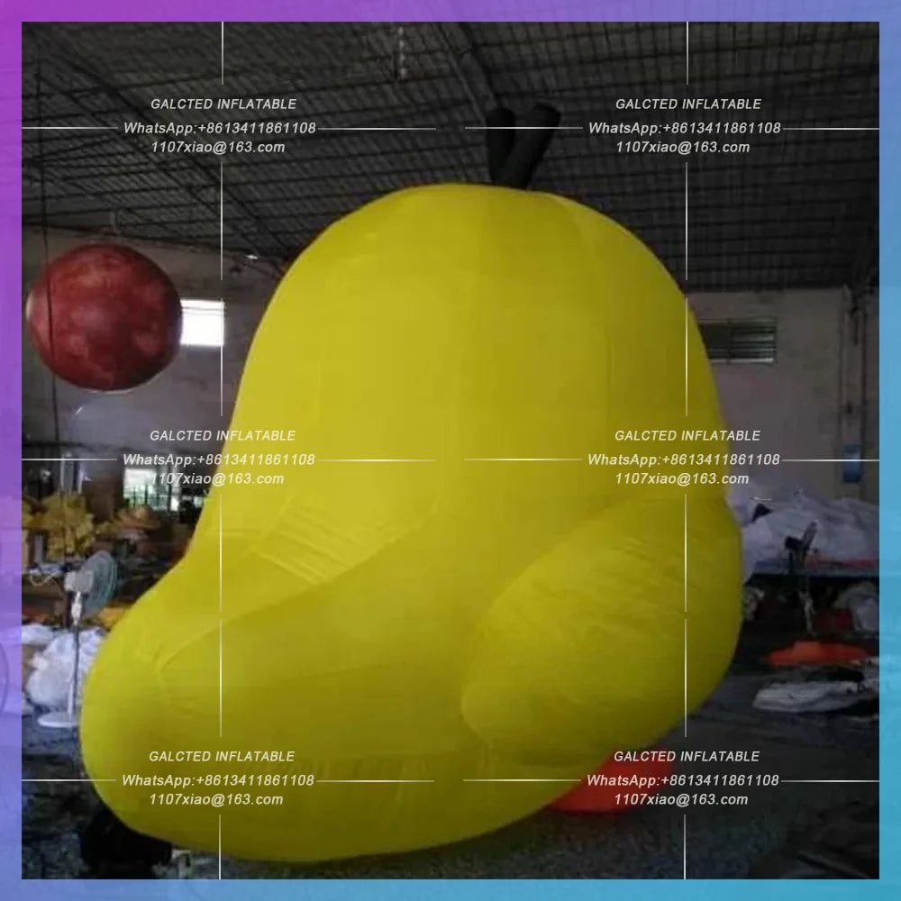 Inflatable Chicken Balloon 3m 10ftH Cute Inflatable Yellow Chick Mascot for Outdoor Restaurant Advertising