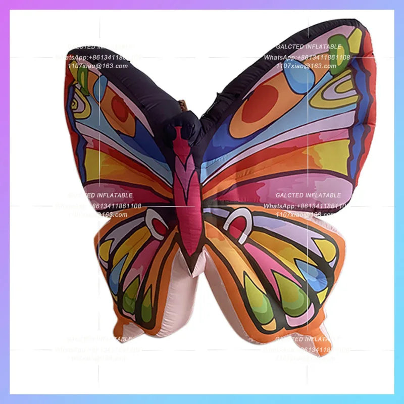 insect man back hanging shopping Inflatable simulated butterfly wings cartoon cute mall bar cruise interactive atmosphere contra