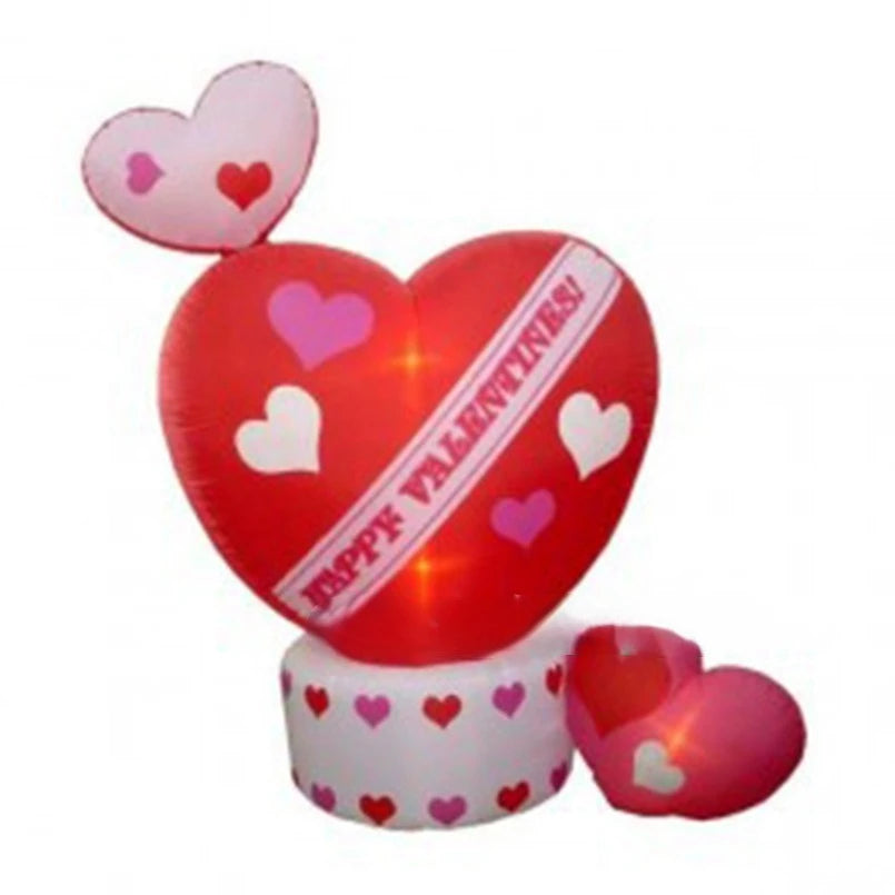 with Blower giant Nice Design 3 Inflatable Hearts for Valentine's Day Party