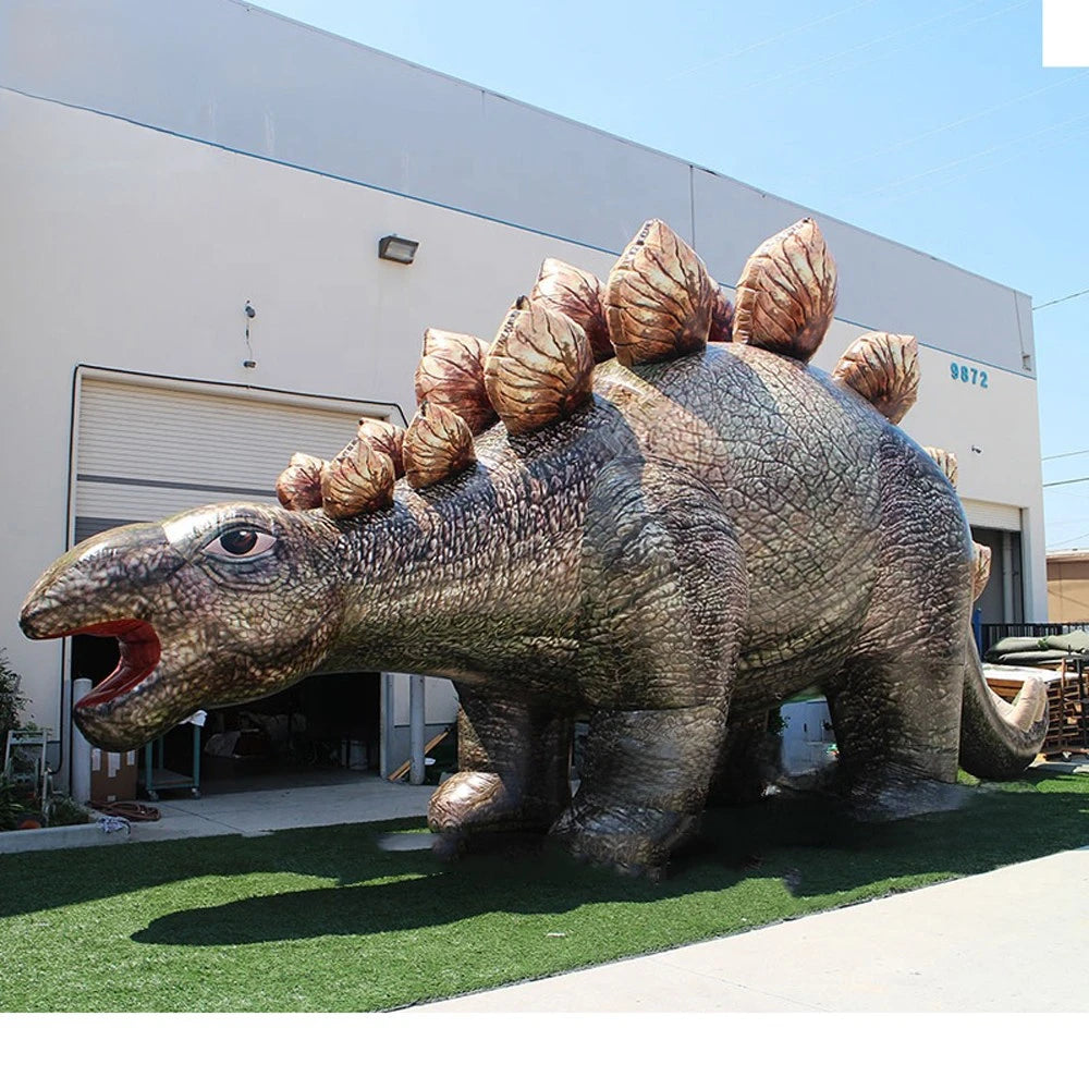 Park Zoo Promotional Outlet Festival Outdoors City Parade Giant Inflatable Stegosaurus Oxford Inflated Dinosaur Balloon For