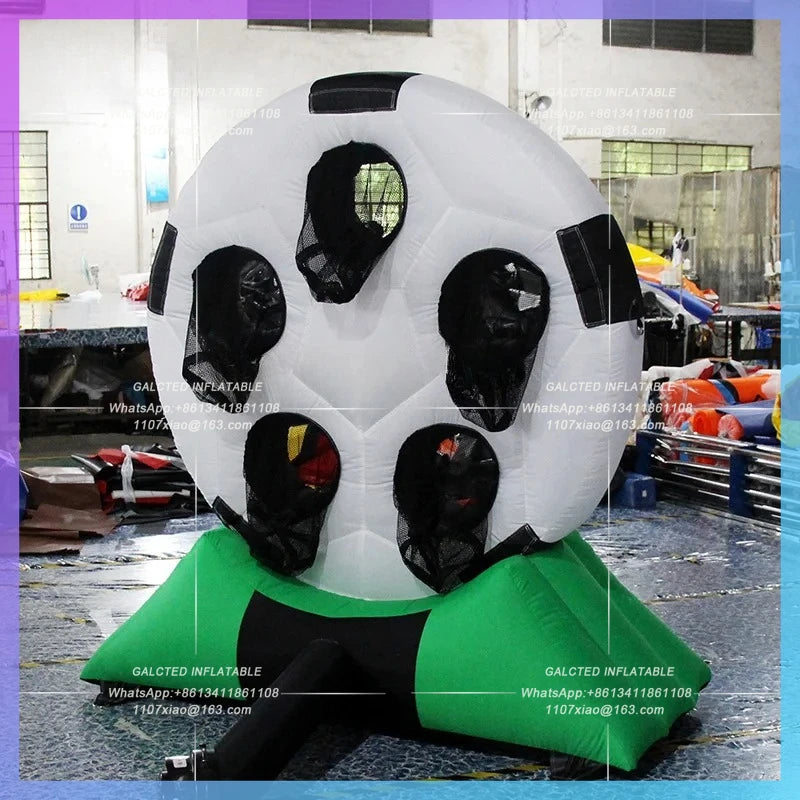 Game / 6.5 Feet High Customized 2mH Inflated Football Dart Board For  Inflatable Soccer Shooting Target Toy