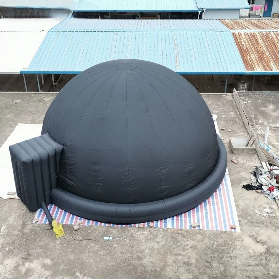 Shcool Dducation 5m Diameter Black Inflatable Projection Tent Planetarium Tent For