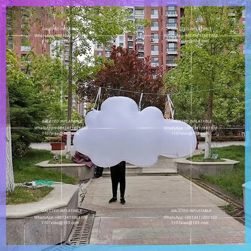 Inflatable cloud advertising model cloud Model Inflatable air cloud with LED light