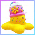 semi-melted state summer beach Inflatable ice cream cone model  music festival stage bar nightclub lighting props