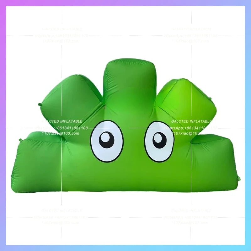grass flower store music club New arrival inflatable grass square huge cartoon theme event decoration