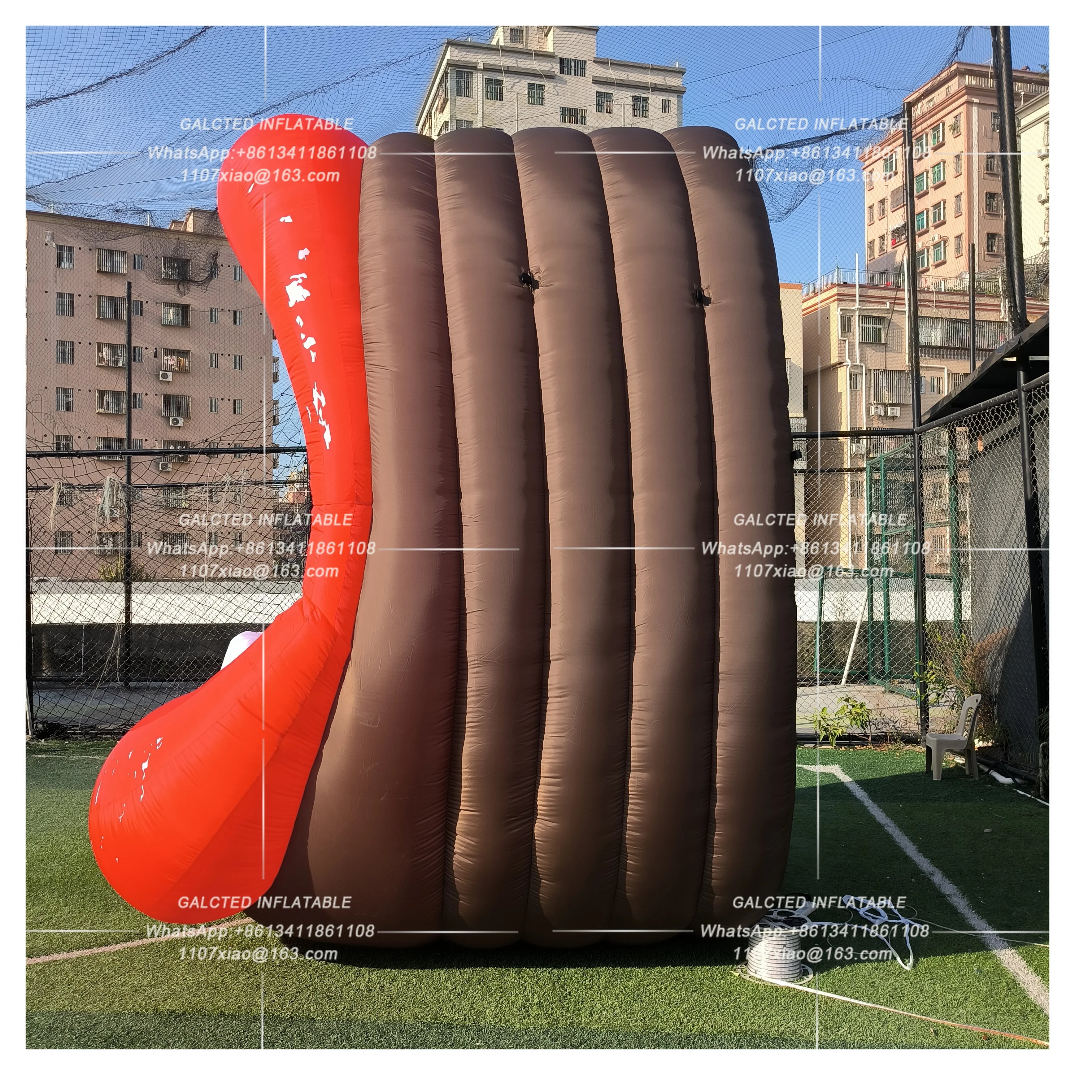 Inflatable Giant Smiling Mouth With Blower Giant Outdoor Advertising Event Display And Carnival Decoration