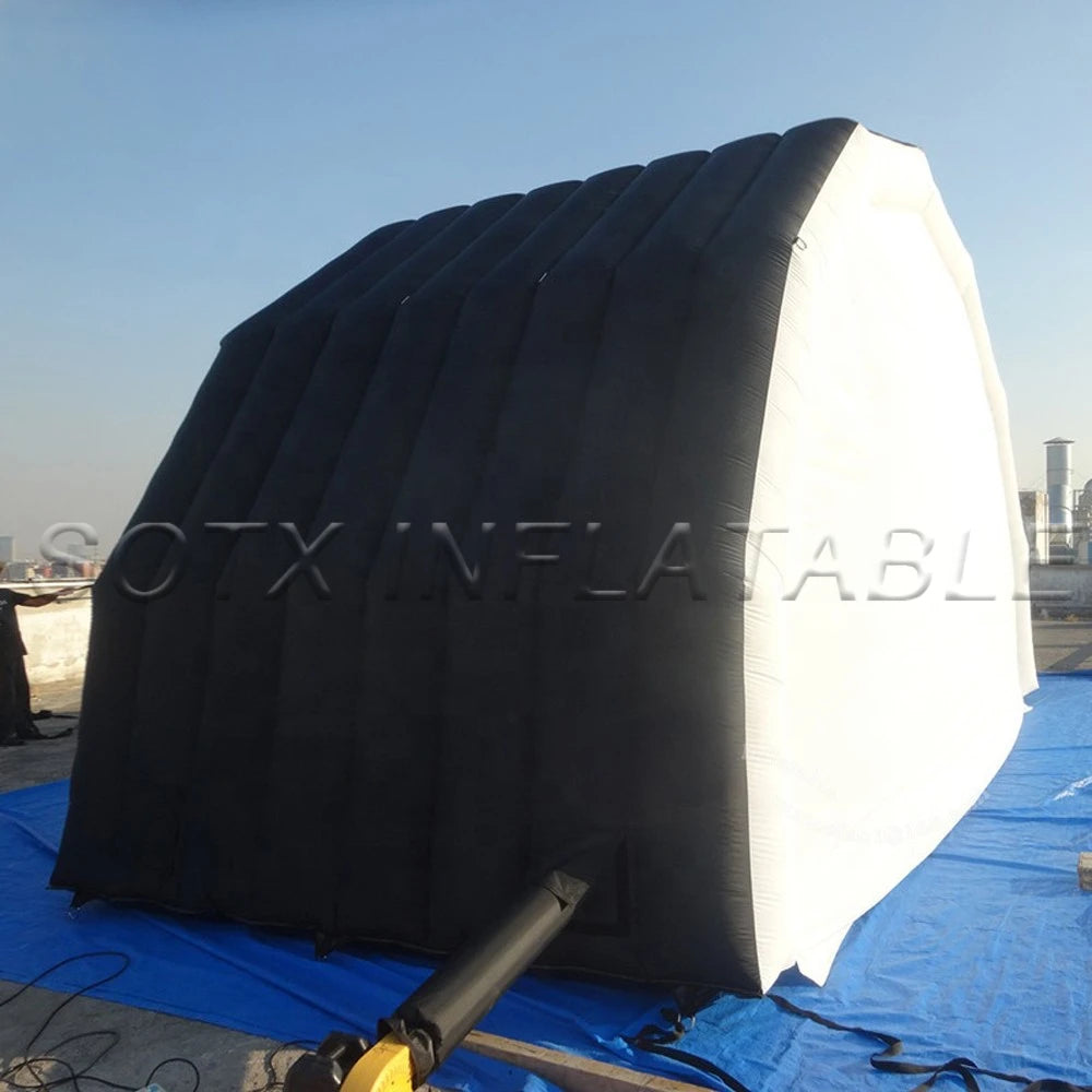 With Continuous Blower Personalized Dome Shaped Large Inflatable Stage Tent Luxury Marquee Disco Trade Show House Building