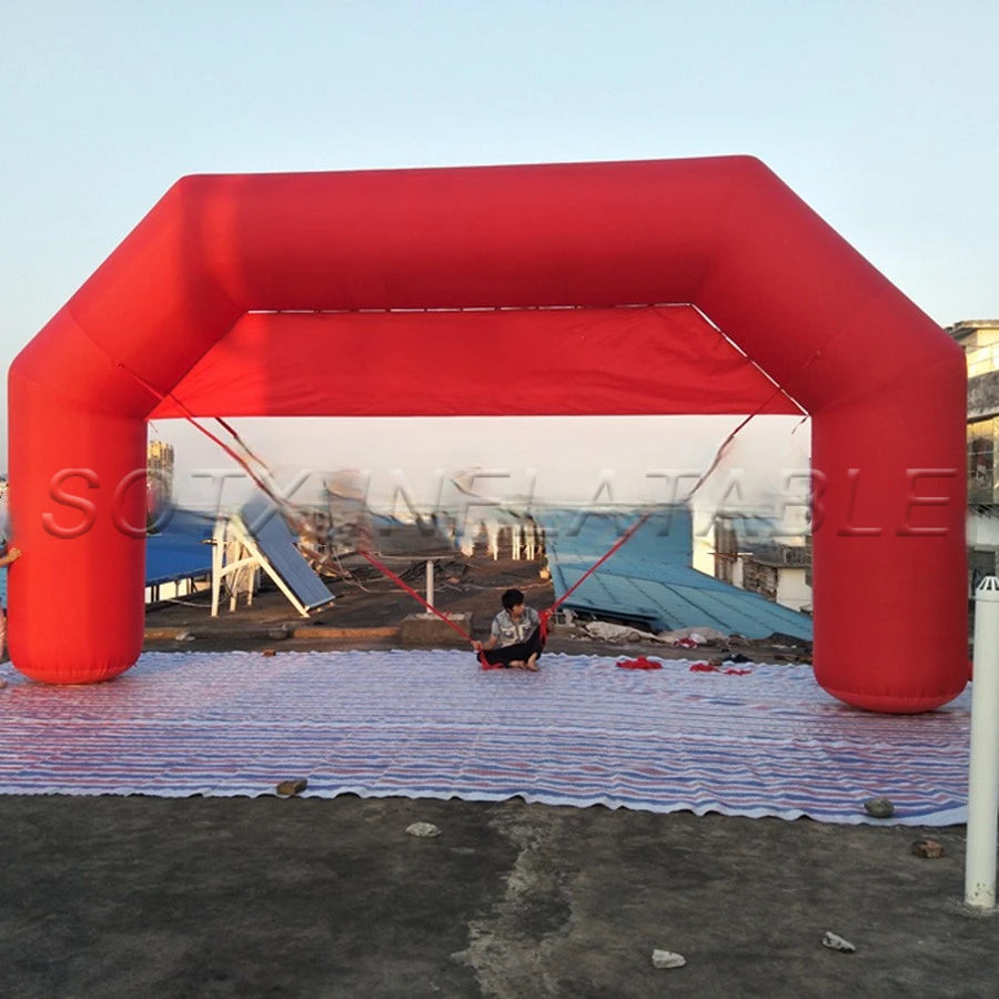 Gate Race Event 8mWx4mH Inflatable Arch Archway Entrance with banner for Sports