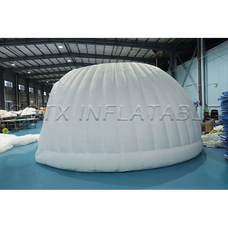Wedding Show Decoration 6x2.8mH Giant Inflatable Igloo Dome Tent Inflatable Igloo Panorama Dome Tent for Events Party