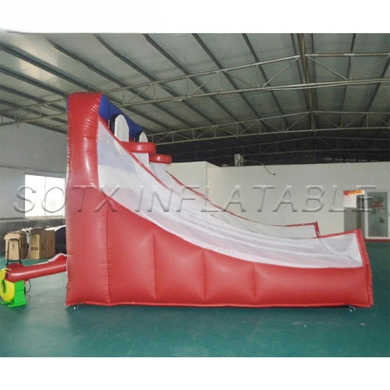 Birthday/Party/Event/Family/Kid 4x3x3m Portable Inflatable Basketball Hoop Inflatable Basketball Shooting Game with Blower for