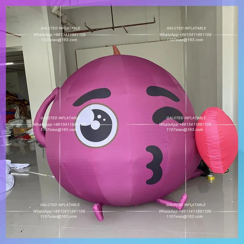 eggplant fruit festival vegetable Giant inflatable purple grape air model  festival help farmers theme enterprise IP mascot