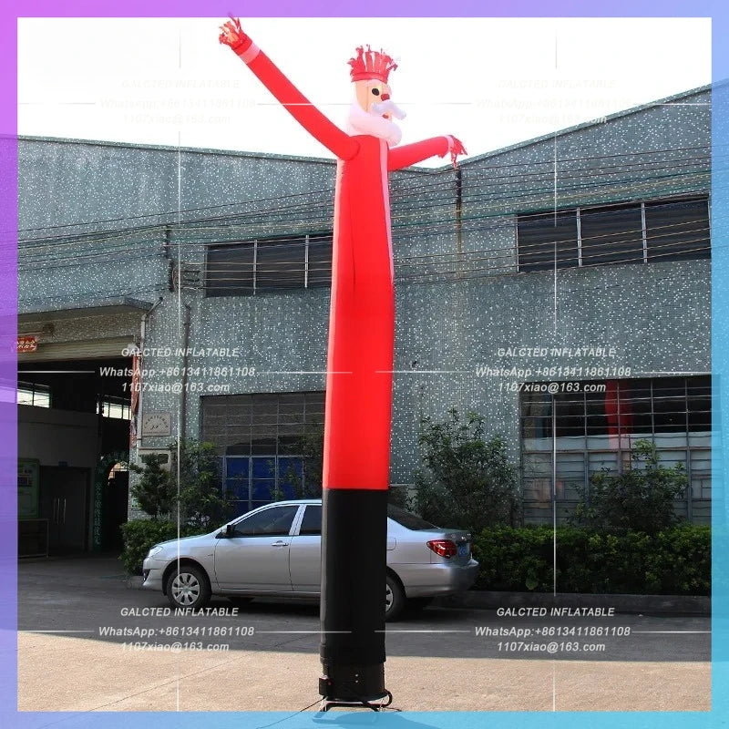 inflatable Christmas outdoor decoratons 4.5mH Christmas air dancer inflatable toys Blow up Santa Dancer