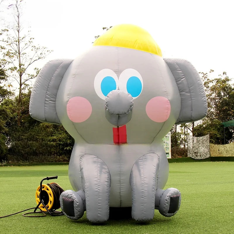 Inflatable Toys Elephant 2 Meters High Large Cartoon Animal Balloon Toy For Decoration-toys