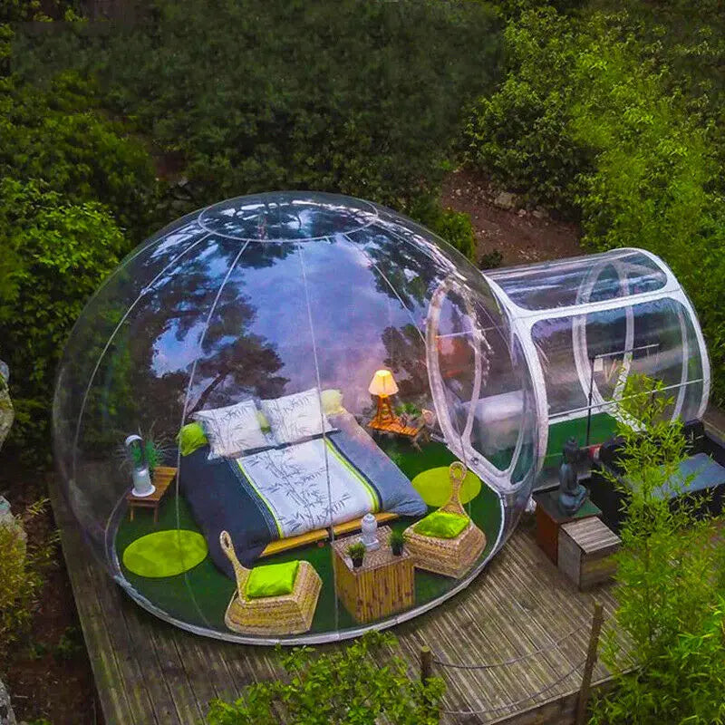 Tent with column For Camping Commercial Inflatable Balloon House Bubble House 3M/4M Dia Outdoor Transparent Bubble