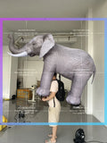 human back Walking Zoo Wild Elephant Inflatable simulated elephant air model  Valley Amusement Park Parade Interactive props