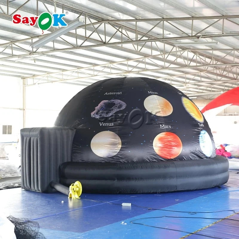 Sayo Giant Inflatable Planetarium Dome Tent With Air Blower Inflatable Planetarium Dome Tent For Kids School Education Teaching