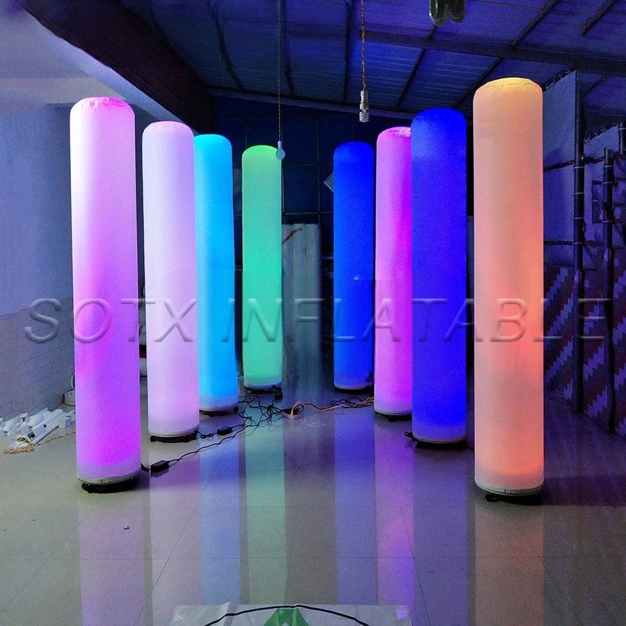 Lights for Decoration Attractive Inflatable Lighting Led Pillar wedding column Inflatable Party