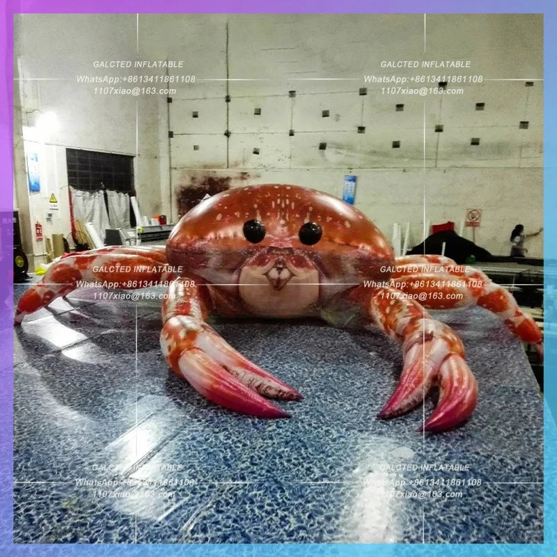 Fish Crab Lobster Balloon Giant Inflatable Shark Mouth Arch Large  Cartoon Ocean Themed Props for Decoration