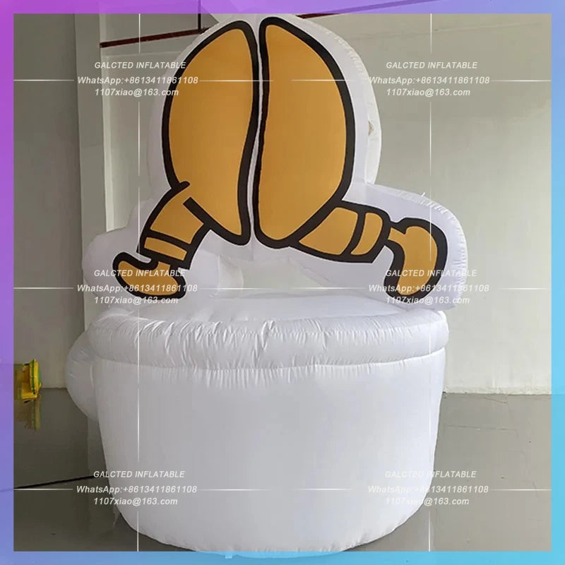 Festival Coffee Cup air model Inflatable Cartoon Coffee  activity promotion can do-it-yourself bazaar publicity punch card