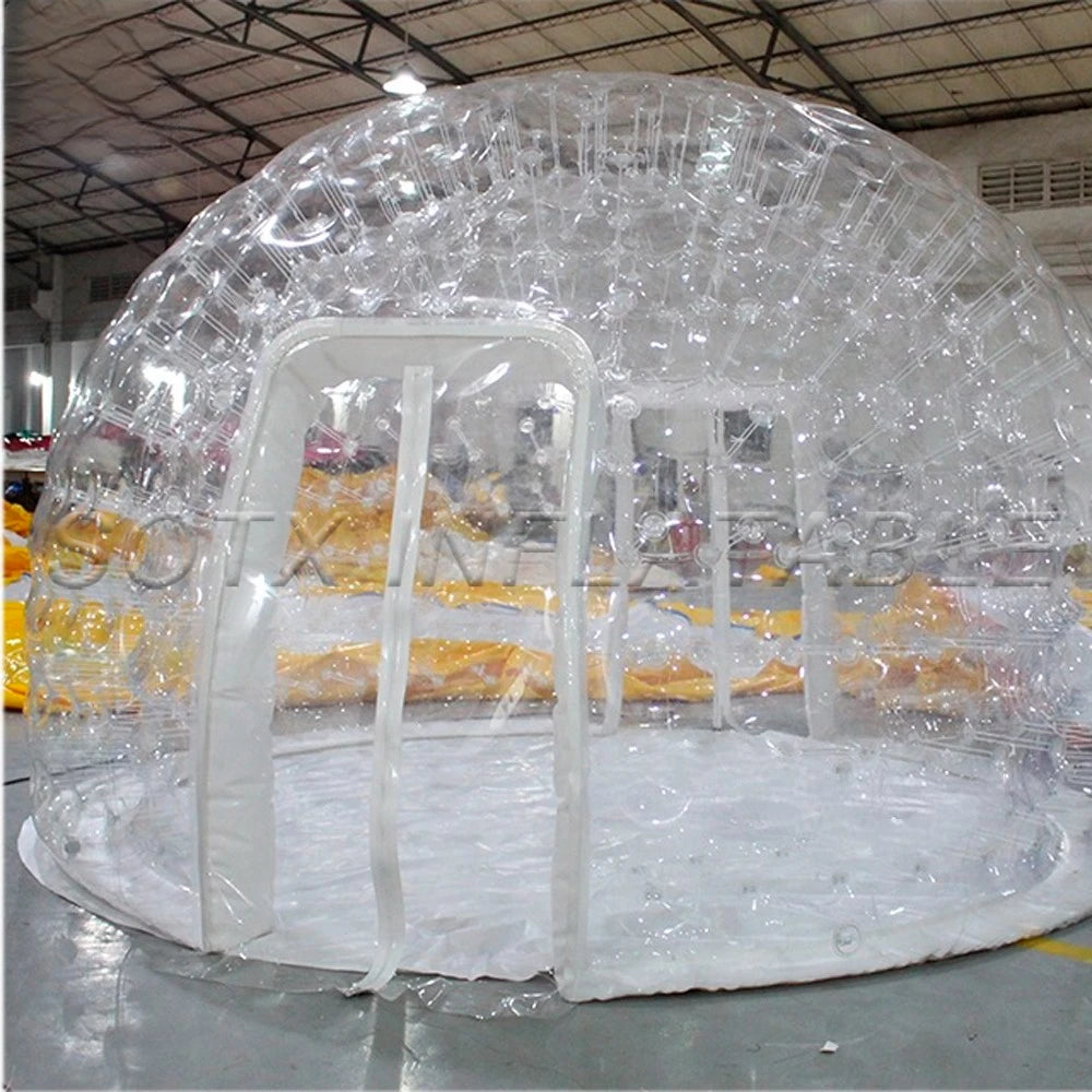 Outdoor Party Events 3M ,4M,5M Factory Price Airtight Inflatable Transparent Clear Bubble Tent Pop Up Igloo Dome For