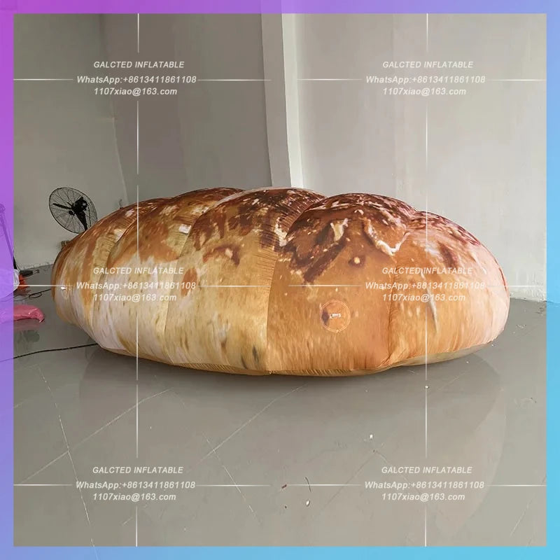 baguette frosted bread air model Inflatable replica dinner bag bakery bakery carb festival stand advertisement