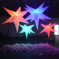 Event Bar Advertising Show Giant Inflatable Star Decorations Inflatable Hanging Star with Remote Controller Air Blower for