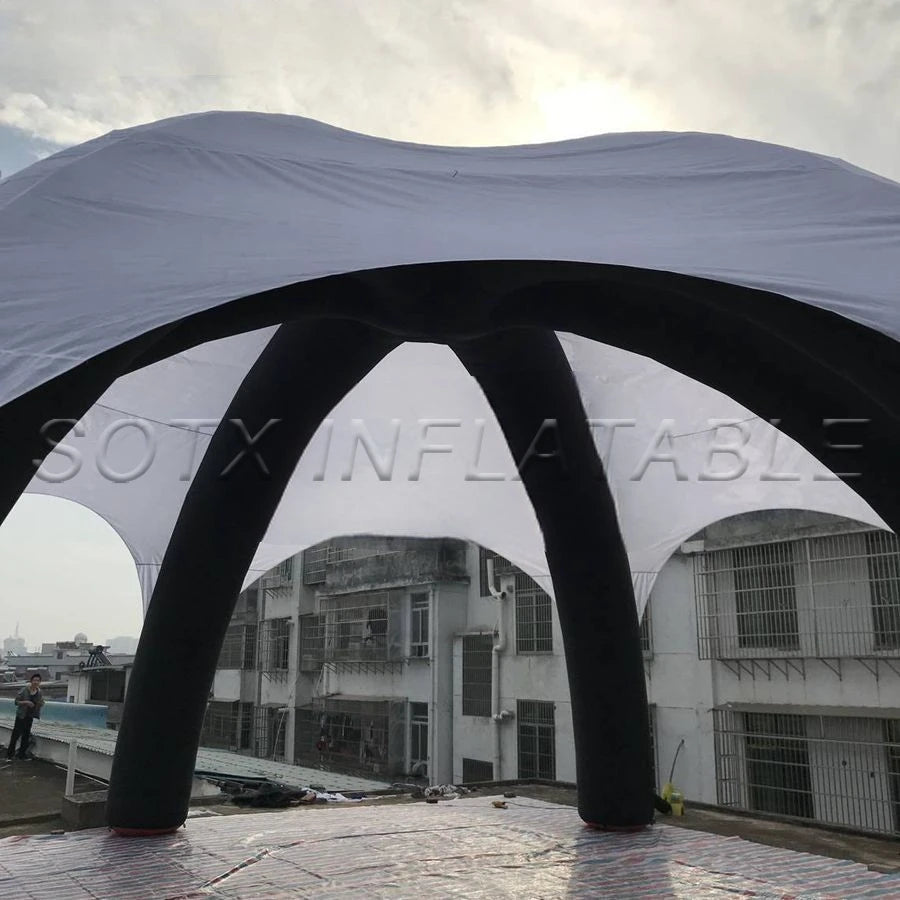 Spider Tent For Party Use 10m Diameter Portable Outdoor Inflatable Tent Inflatable Dome Tent With 6 Legs Inflatable