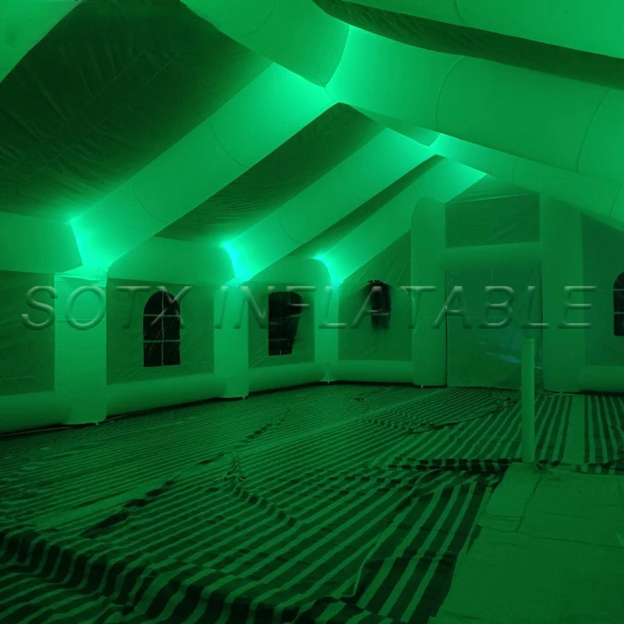 for Party or Business Custom Giant Inflatable Wedding Tent Outdoor White House Event Marquee with Free Air Blower