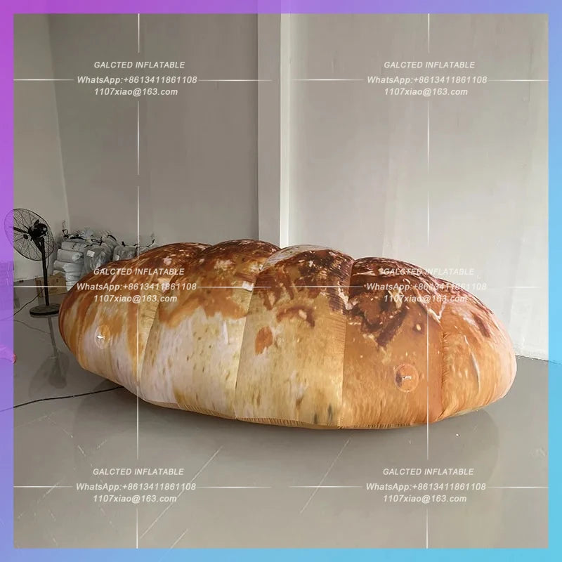 baguette frosted bread air model Inflatable replica dinner bag bakery bakery carb festival stand advertisement
