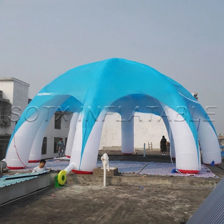 For Outdoor Event 12m Diameter Inflatable Spider Tent For Advertising With 8 Legs Inflatable Floating Tent