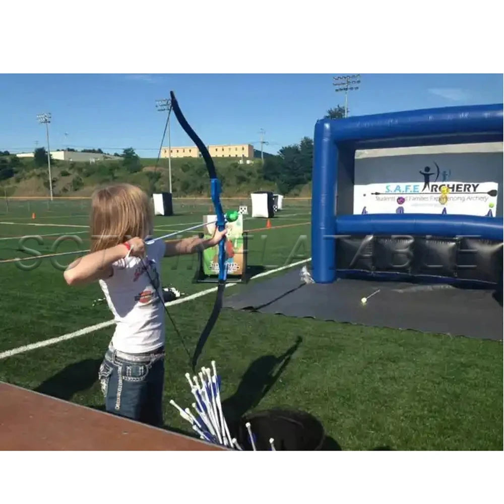 Game For Adults And Kids 2024 Newest Safe Oxford Inflatable Archery Target Shooting Gallery Tag Inflatable Hover Ball
