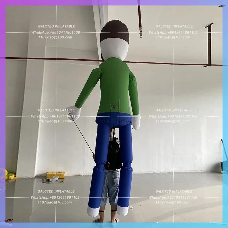 personalized image IP Custom Inflatable human back modelInteractive Tour Comic Show Tour Parade Clap Interactive Props