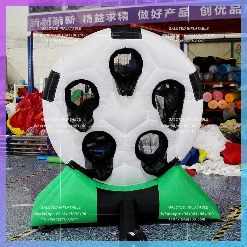 Game / 6.5 Feet High Customized 2mH Inflated Football Dart Board For  Inflatable Soccer Shooting Target Toy